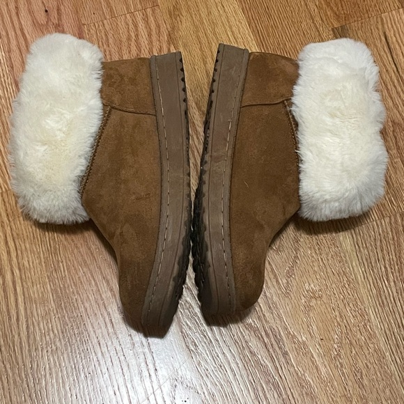 Carmel Suede boots with fluffy faux fur size 7 girls - Picture 2 of 6